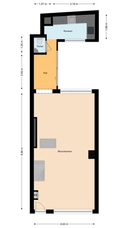 Floorplan - Achtermeulenlaan 27, 1402 SW Bussum